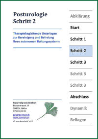 Posturologie Skript zum Behandlungsschritt "Schritt 2"von Jens Bomholt: Titelblatt